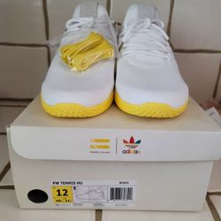 Pharrell Williams Tennis Hu Yellow Size 12
