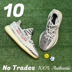 Size 10 Adidas Yeezy Boost 350 V2 “Zebra” 🦓