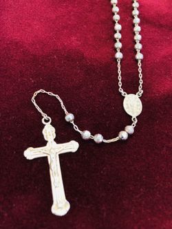 925 silver rosary