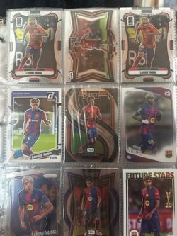 Lamine Yamal Trading Card Lot – 9 Cards