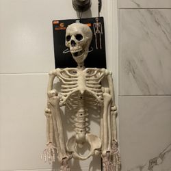 TWO 3ft Halloween Poseable Skeletons 