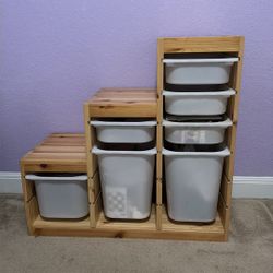 IKEA Trofast Storage System With Bins
