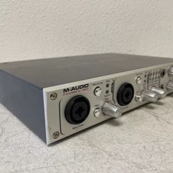 M-Audio FireWire 410 Mic Receiver MIDI Audio Interface – No Power Supply
