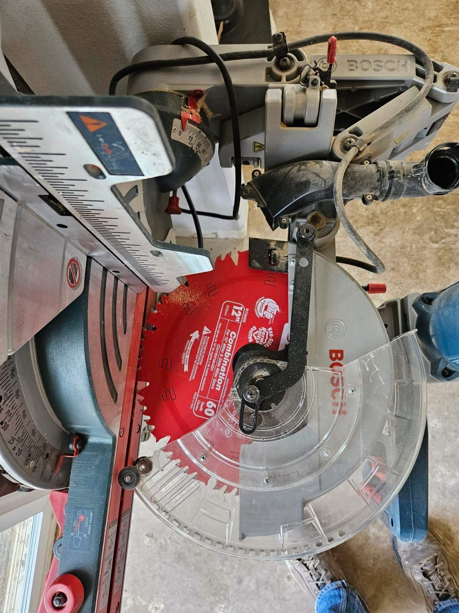 12 Inch Bosh Chop Saw And Stand 