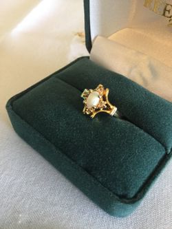 Vermeil Gold Ring size # 5 💖🛍💍