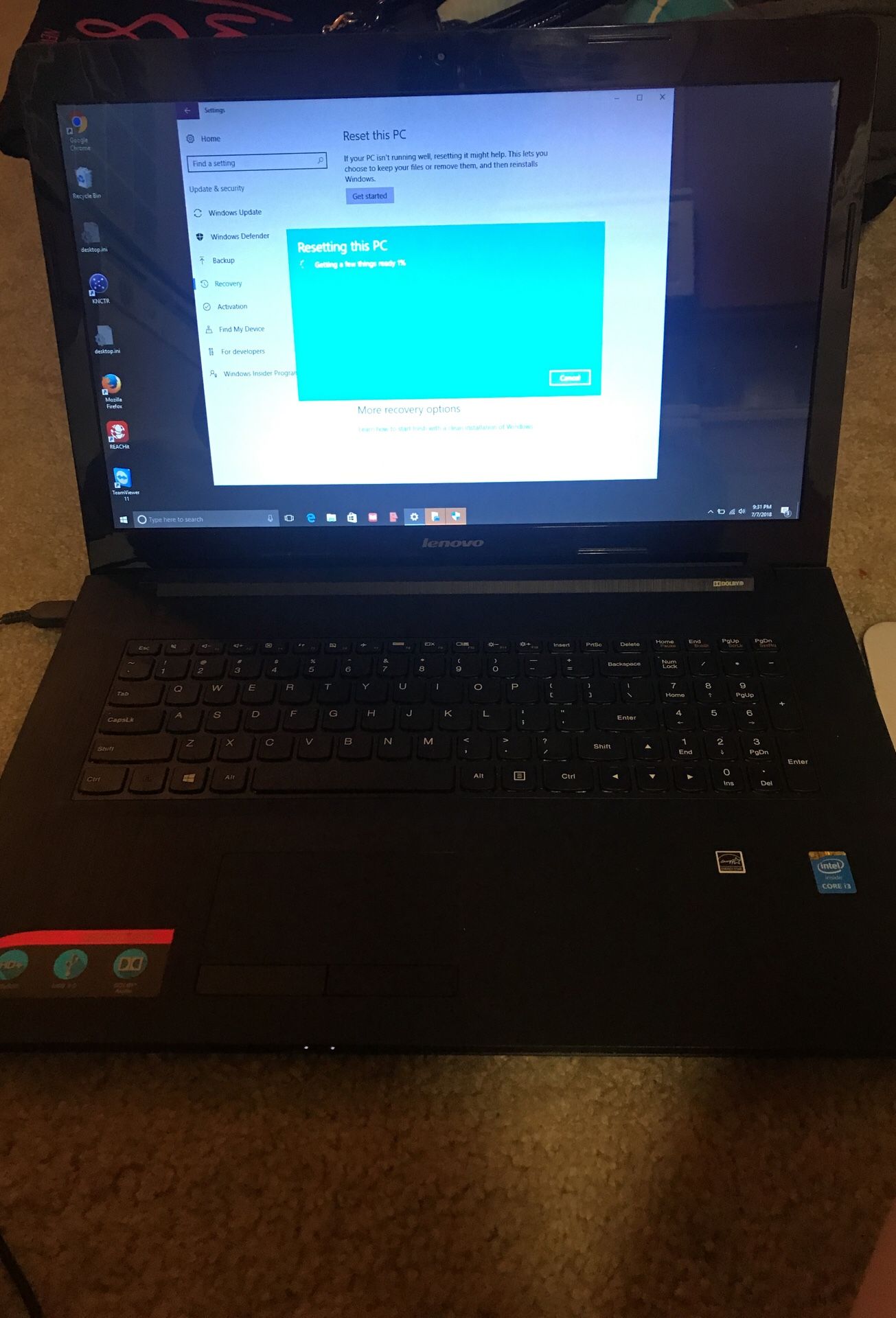 Lenovo Laptop G70-80 Windows 10 Home 17.3 HD+Display 4GB