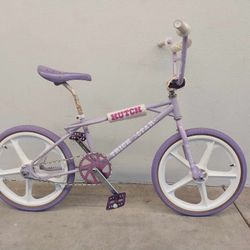 1986 HUTCH Trickstar Purple Reign Old School BMX Freestyle Bike Bicycle
