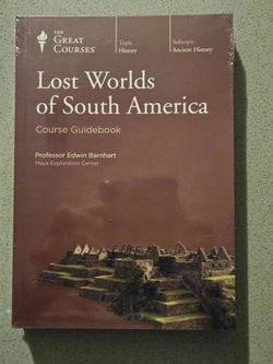 The Great Courses Lost Worlds of South America Book & DVDs