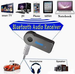 Bluetooth Car Kit Handsfree Talk Auxiliary Music Receiver