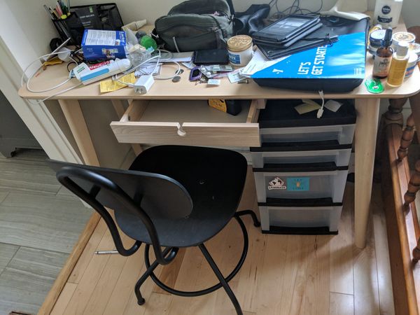 Ikea Slim Desk And Architect Chair For Sale In Austin Tx Offerup