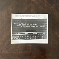 Rare , Vintage NYM Shea Stadium AP Wire Photo.Negotiable 