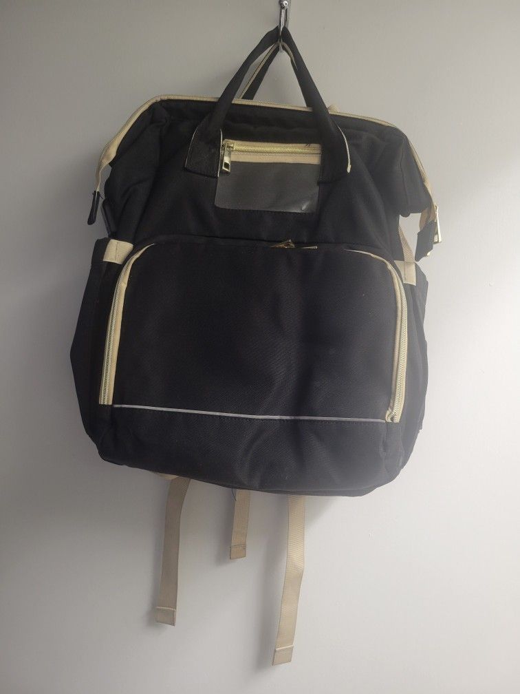 Black Diaper Bag 