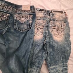 Rock Revival And Miss Me Jeans 