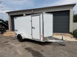 Alcom 6 x 12 Aluminum Enclosed Trailer 3.5k
