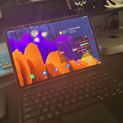 Samsung Galaxy Tab S7+ With Keyboard Cover And S Pen! 128gb Wi-Fi Only. 12.4”