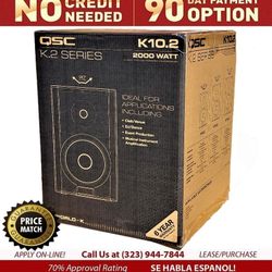 QSC Powered PA System 10" Speaker 2000 Watts DSP System K10.2 K.2 Series Karaoke DJ 🚨 Payment Options Available 🚨 No Credit Needed 🚨 