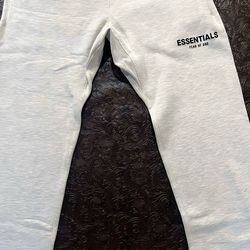 Brand New Essentials FEAR OF GOD Sweat pants Uncuffed,Style Size-XS