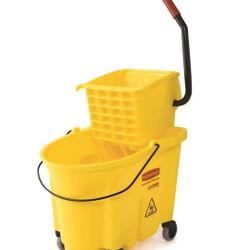 Wavebrake Side Press Combo Bucket 35 Qt, Yellow