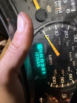 Gauge dash cluster 99-02 silverado