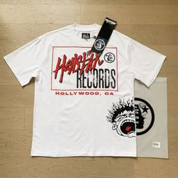 Hellstar Studios Records T-shirt ‘White’ (with hellstar bag)