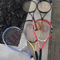 Tennis Racquet Lot (5)