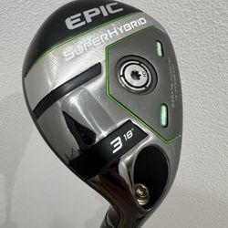 Callaway EPIC Superhybird RH 3-Hybrid 