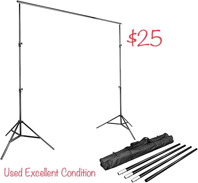 Used Backdrop Stand Backdrop Stand for Sale in Montclair, CA - OfferUp