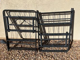 2pc. Queen size metal bed frame.