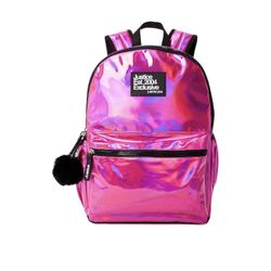 Justice Girls 17" -Backpack Iridescent Pink