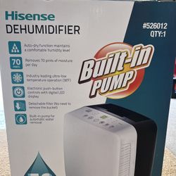 Hisense Dehumidifier 70 Pints DH-70KP1SLE