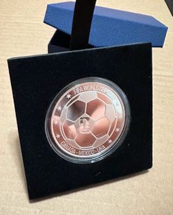 Official FIFA World Cup 2026 hospitality commemorative coin with presentation case