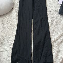 black fold over leggings