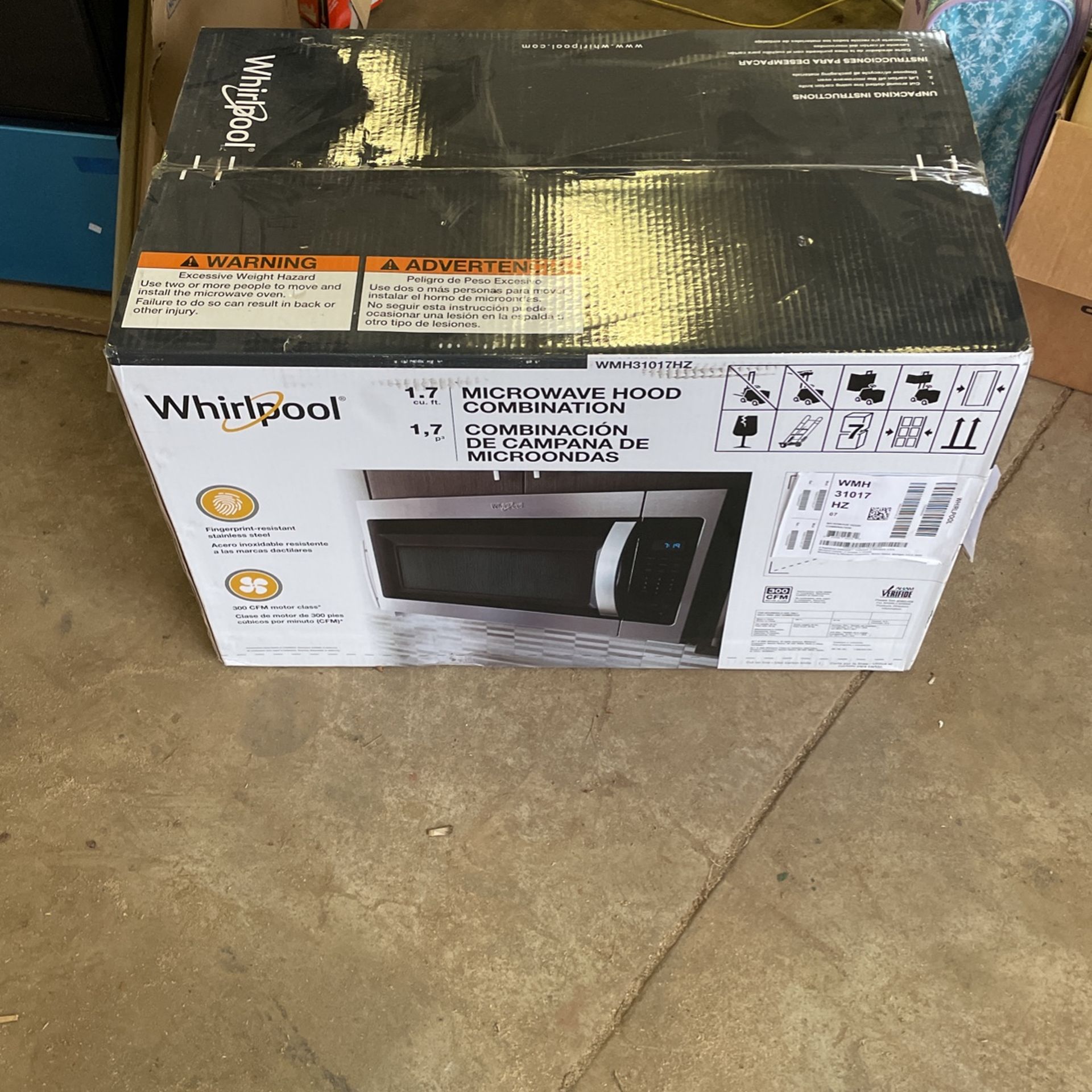 Brand New Whirlpool Microwave Good Combination $175