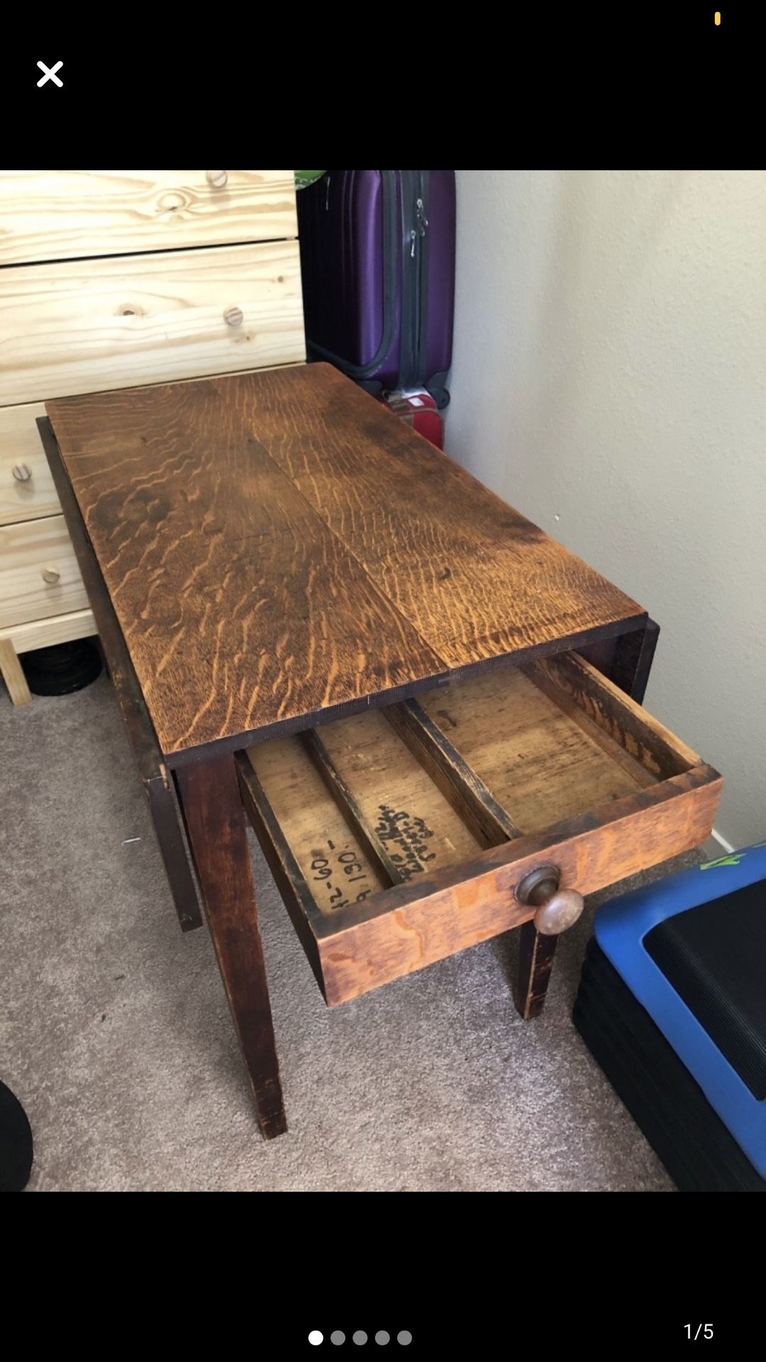 Antique Kitchen Table and Chairs