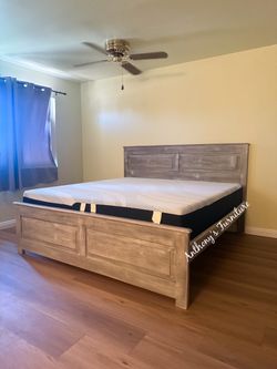 New King Bed With Foam