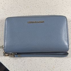 Light blue Michael Kors wallet