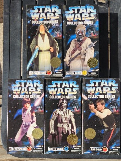 Vintage Star Wars 12" Collector Series Action Figure Lot