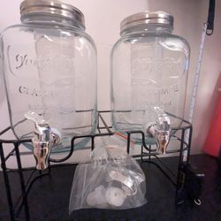 Dual Glass Drink Dispenser 