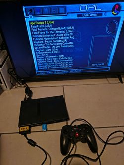 Ps2 slim with lots of games