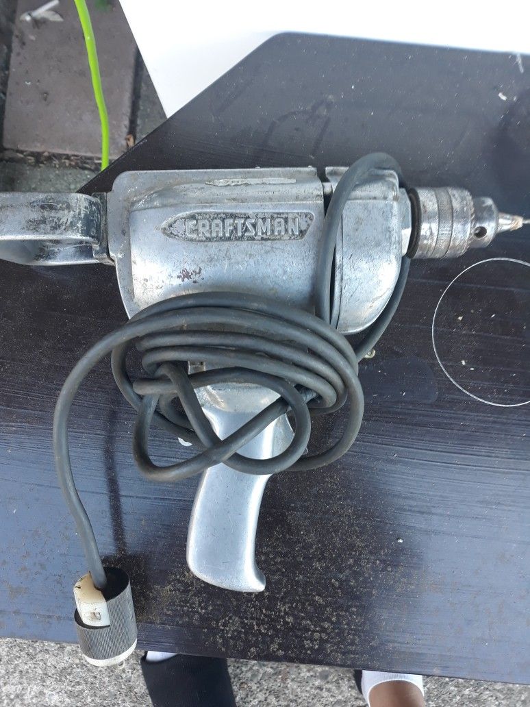 Old Craftsman Electric Drill.