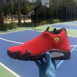 Jordan 14 Ferrari red Retro New W Box 