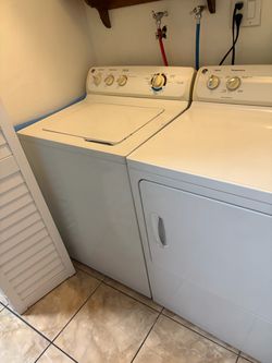 Washer and Dryer. 395.00