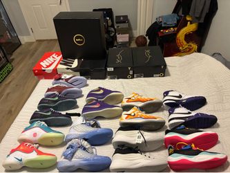 Nike sb dunks booker 1 basketball LeBron  23 christmas Kobe Bryant shoes lot kd curry under armor size 12 adidas Damme X