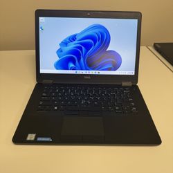 Dell Latitude E7470 14” Laptop 2.4ghz Core i5-6300U 12gb RAM 256gb SSD Windows 11 Pro 