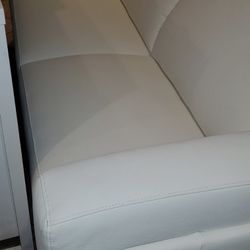 White Leather Couch