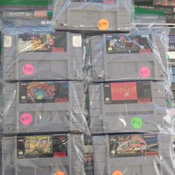Super Nintendo Games 