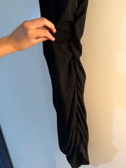 Long black tank dress