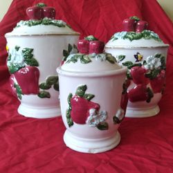 3 Apple Jars