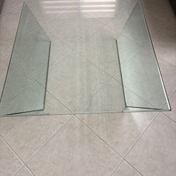 Very Heavy All Glass Center Table From El Dorado Furniture 