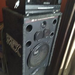 Nice Loud Dj Speakers  . I'm Letting The  $500 Reciver  go With It. 